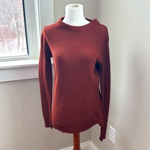 Pink Clover Sweater - XS Burnt Orange